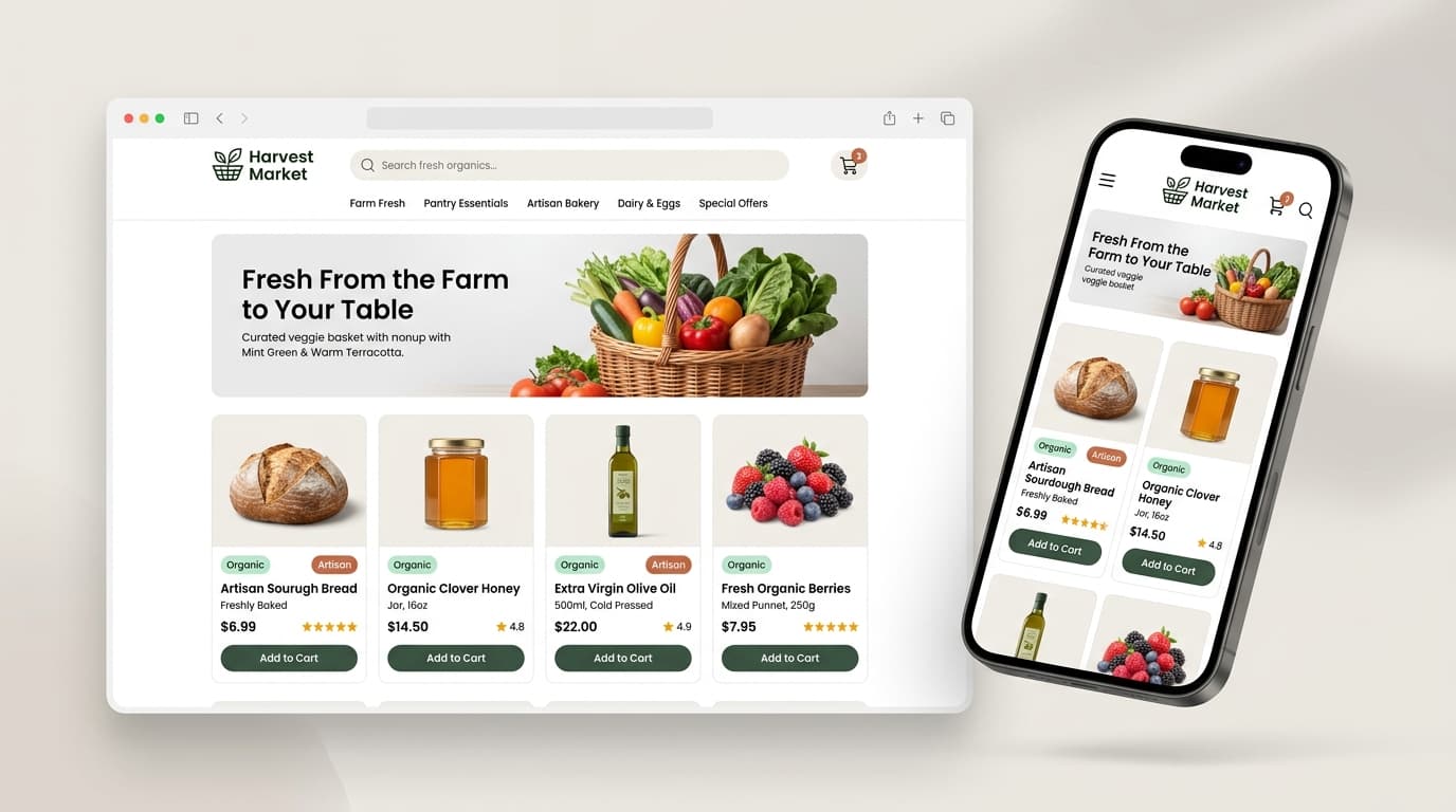 Harvest Market — Headless Storefront